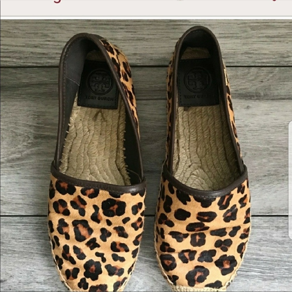 Tory Burch Leopard Espadrilles